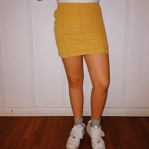 free people mini skirt